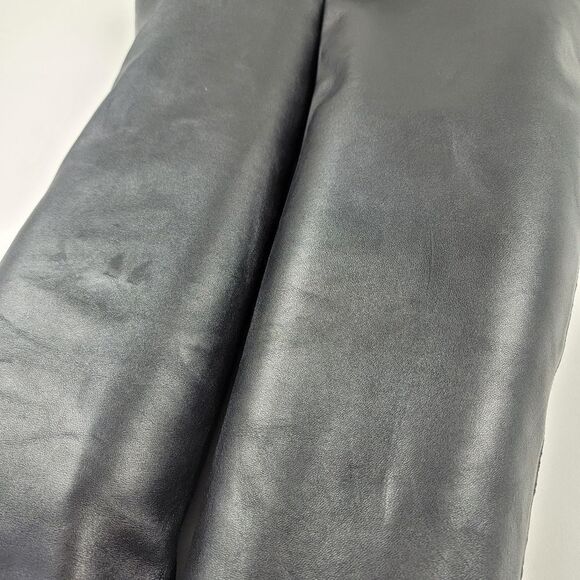 Stuart Weitzman Black Soft Leather Knee High OTK Tall Heel Boots Size Womens 8M - Picture 13 of 16